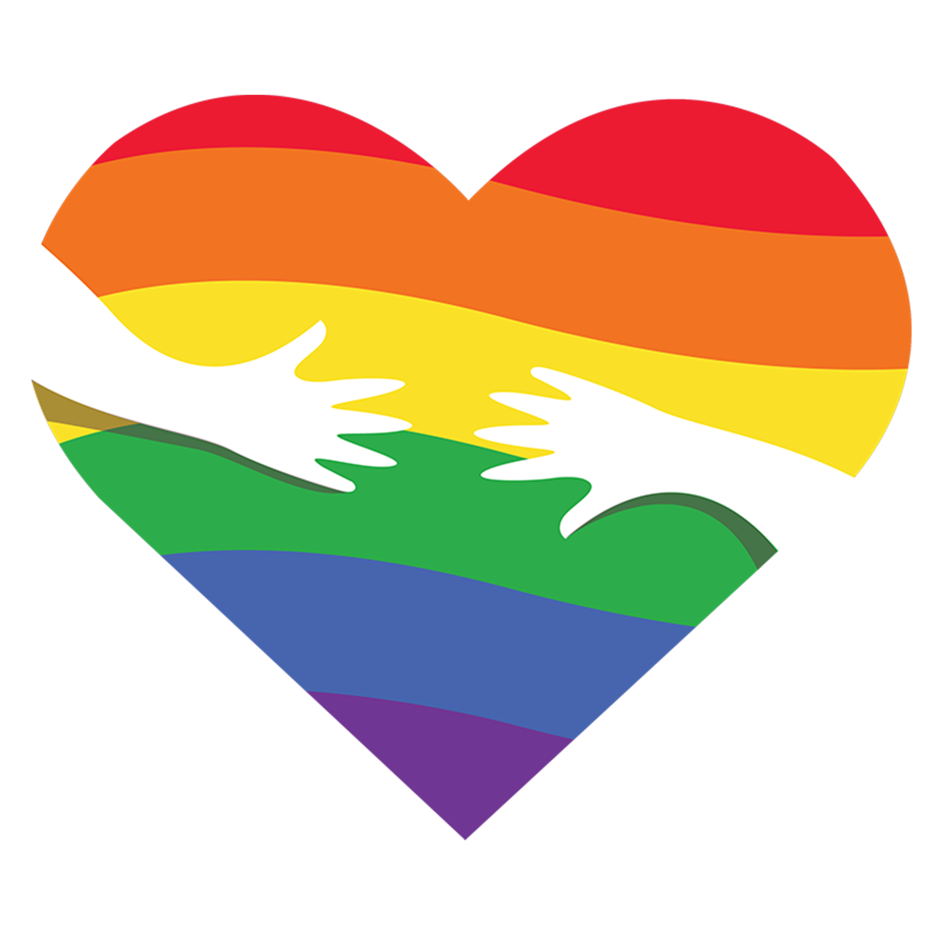 Rainbow heart