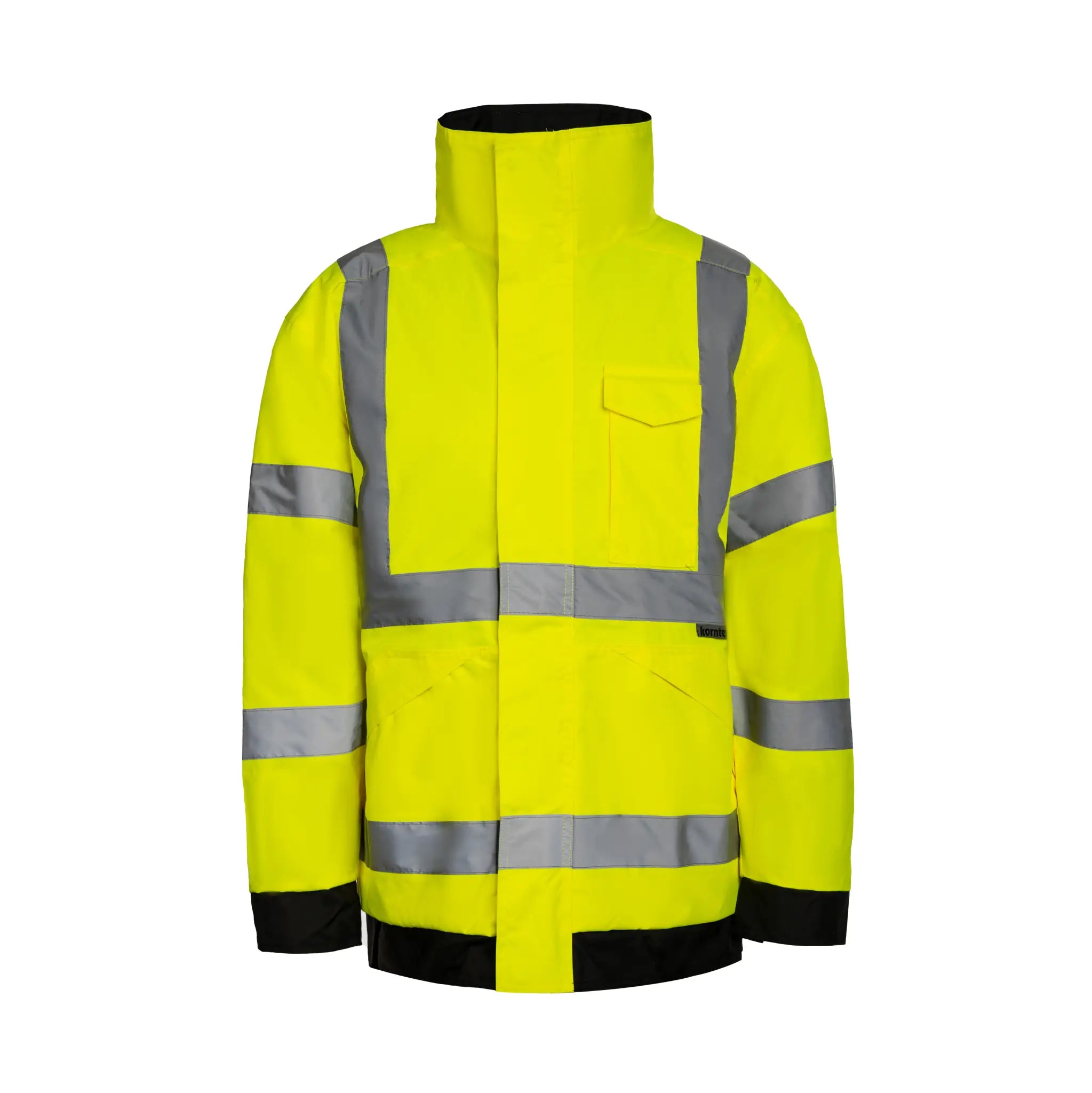 all-groups Men's Premium Hi Vis Rain Jacket Tampere