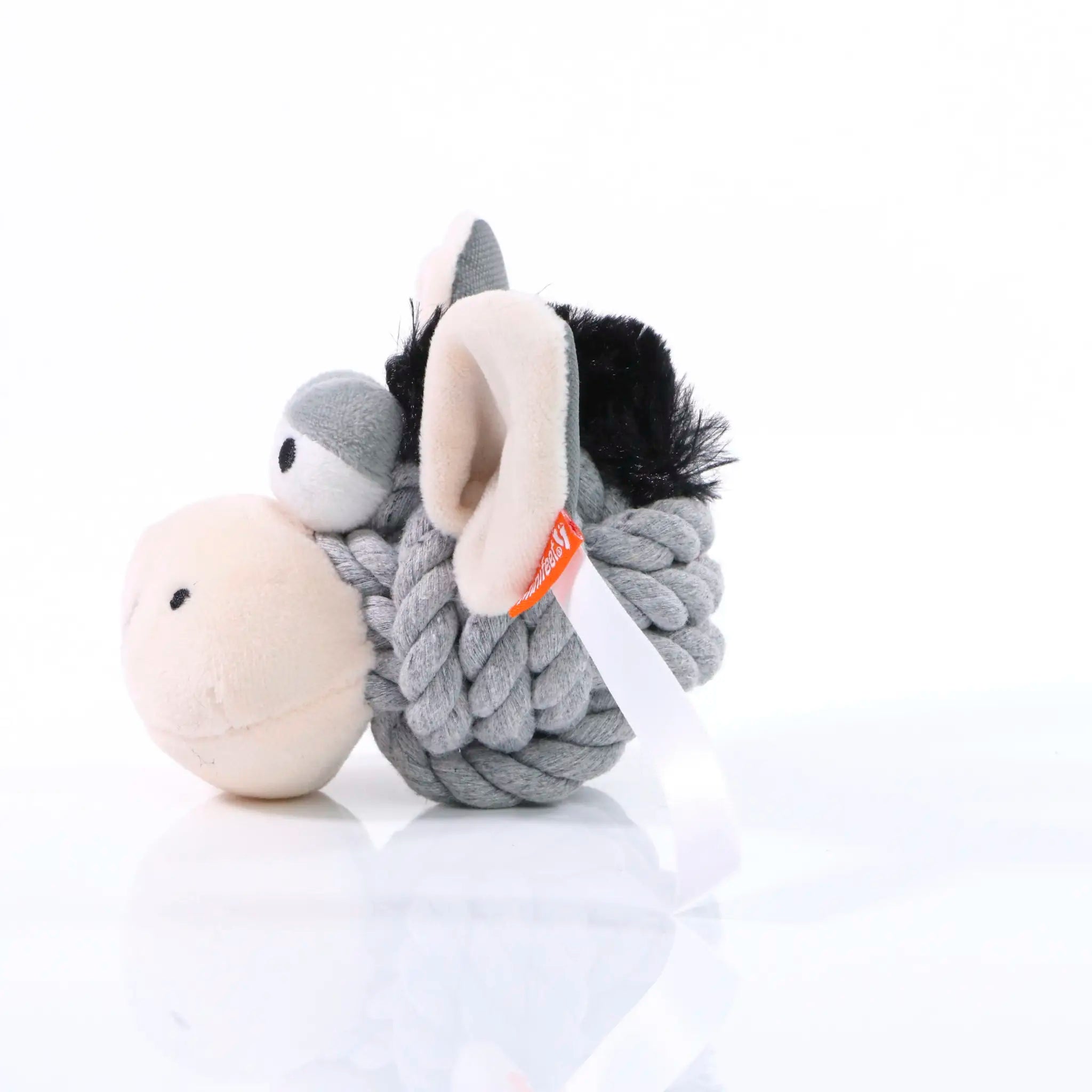 all-groups MiniFeet Dog Toy Knotted Animal Donkey